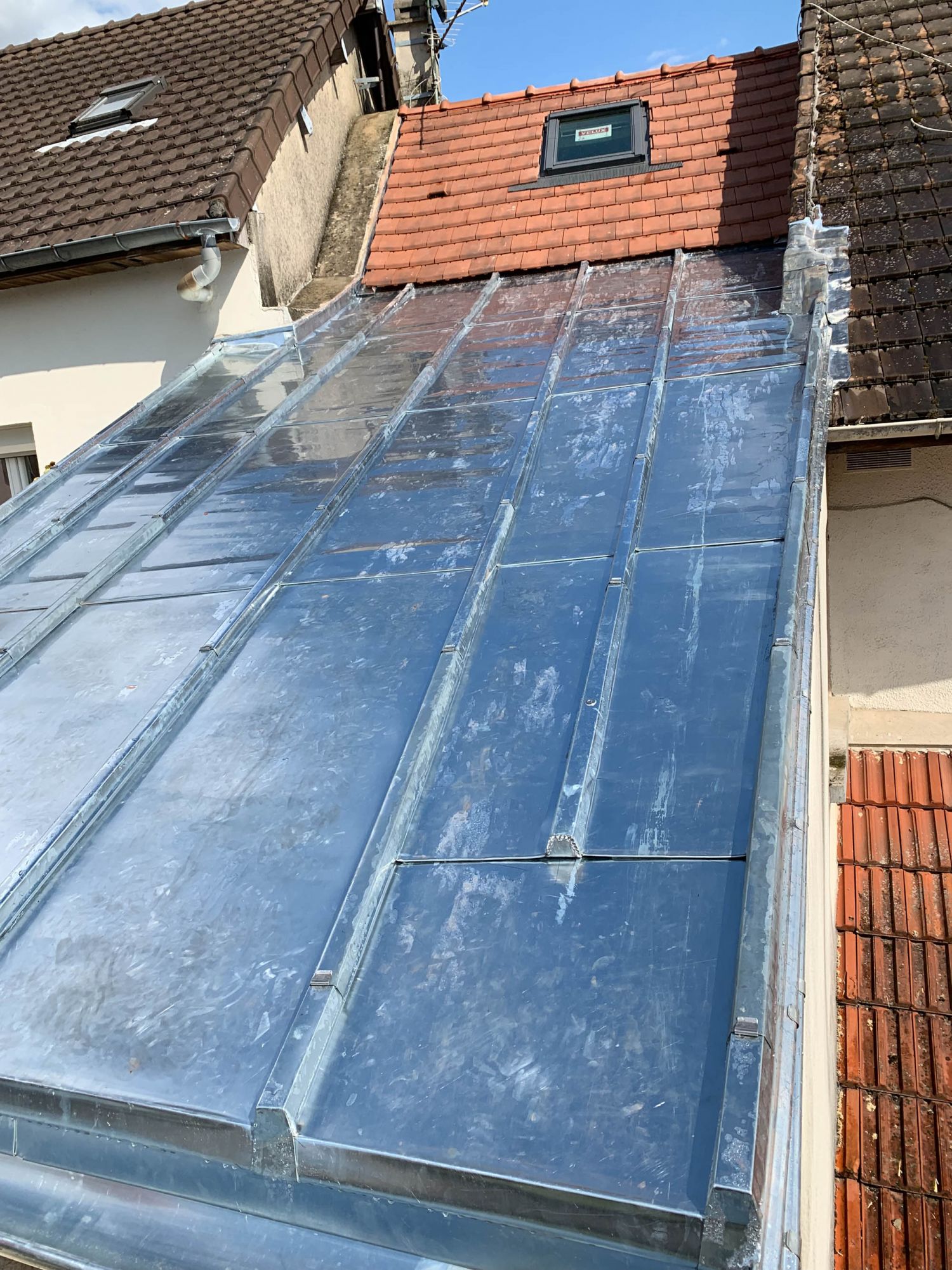 réfection de toiture en zinc et ardoise tuile ...